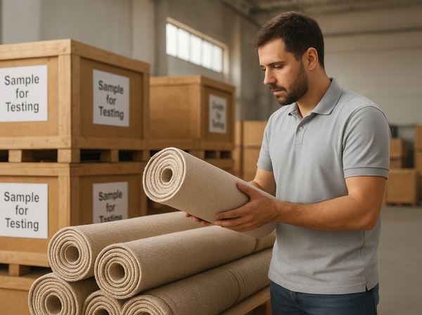 Завоз образцов ковров из Стамбула в Москву для испытаний